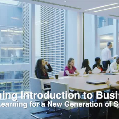 Teaching Introduction to Business: Visual Learning for a New Generation of Students