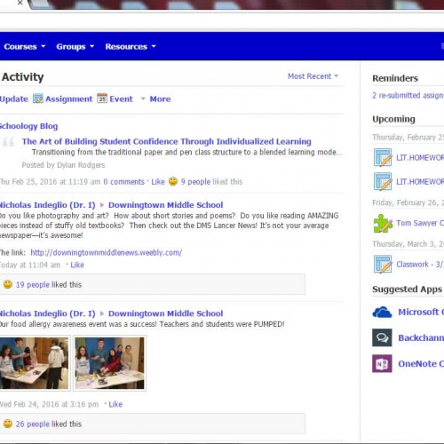 Access Schoology Assignments