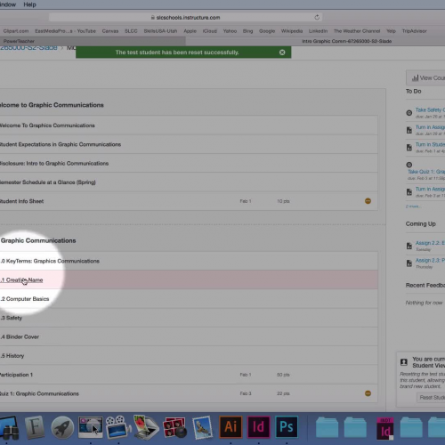 Elements: Submitting & Finishing Up