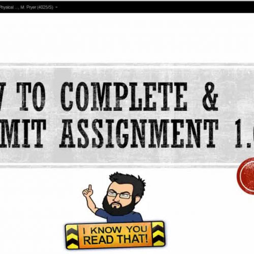 Tutorial:  1.05 Personal Wellness Planning  Assignment 