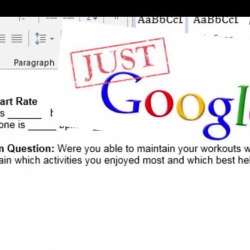 TUTORIAL Wellness Plan - Heart Rate Section