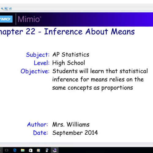 Chapter 22 - Inference About Means - Part 1