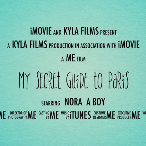 My Secret Guide to Paris - Book Trailer