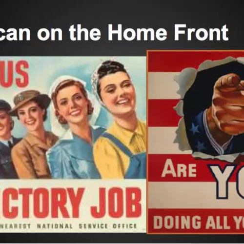 world war II homefront