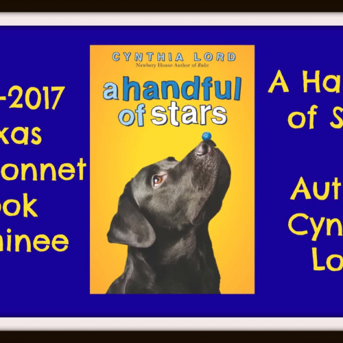 Texas Bluebonnet Award nominee book A Handful of Stars by Cynthia Lord.