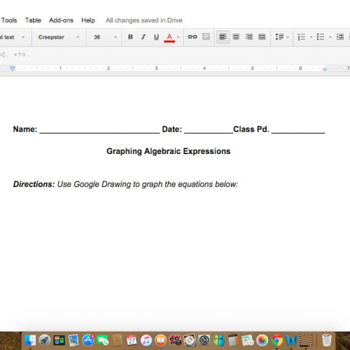 Tutorial Google Doc for Mathematics