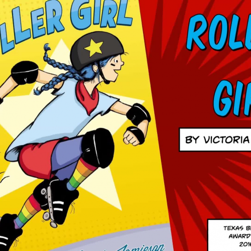 Texas Bluebonnet Award nominee book Roller Girl by Victoria Jamieson.