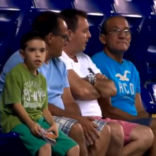 That Marlins Kid Dancing on JumboTron Fan Cam (HD) 