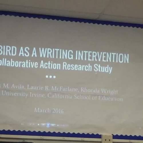 Rhonda Wright's Capstone Project on Storybird as a Writing Tool
