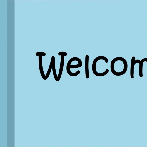 Welcome & Classroom Tour