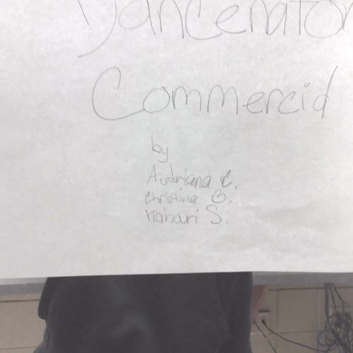 Drama class commercials