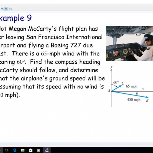 6.1 Vectors in the Plane - Part 2