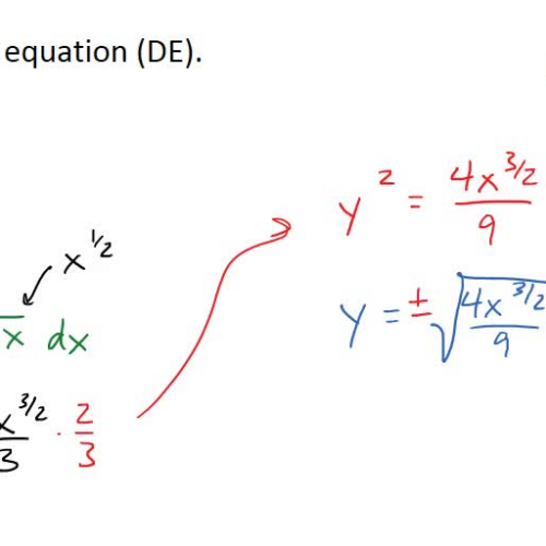 AP Calc @ Harrison: Solving Differential Equations