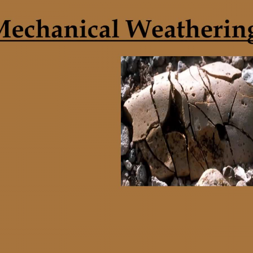 Weathering and Soil Notes