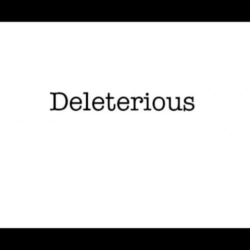 Deleterious