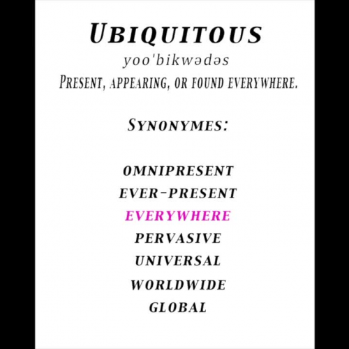 SAT Vocabulary- Ubiquitous