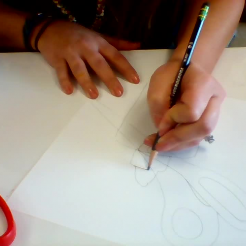 Overlapping School Supplies Sub Lesson