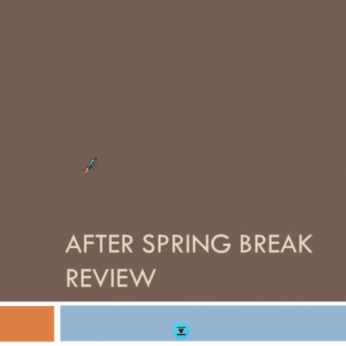 Spring Break Review