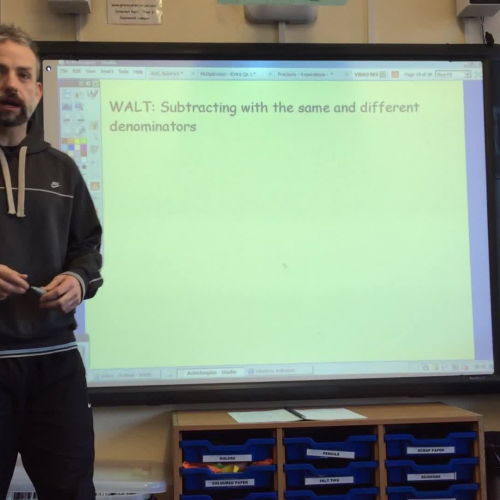 Subtracting Fractions
