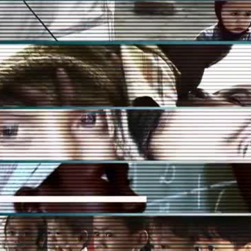 Lady Gaga's surprise visit to school in Peru 