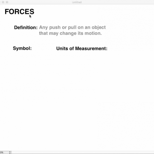 Force Overview