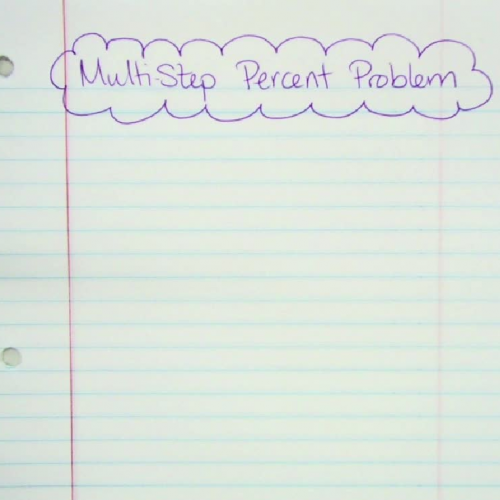 Multi-Step Percent Problem - Meal