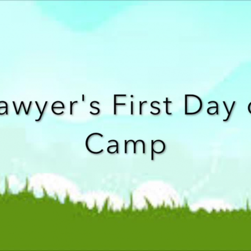 Sawyer's First Day of Camp