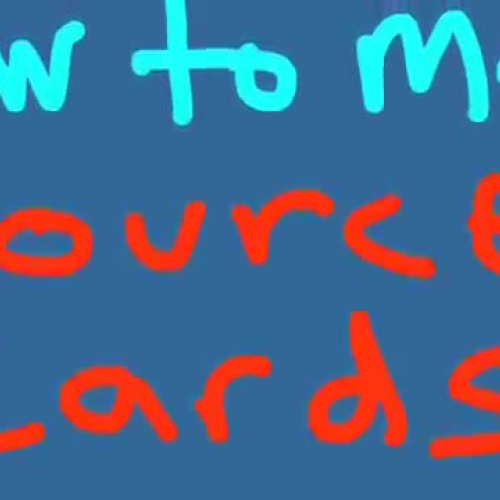  How to Make Source Cards