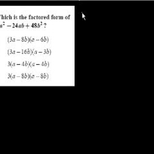  CA Algebra I: Factoring quadratics | Quadratic equations | Algebra I | Khan Academy