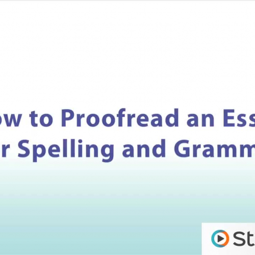 proofreading