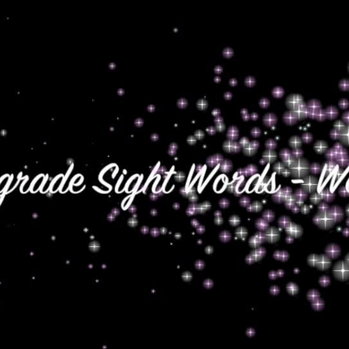 2nd grade Sight Words - Week 5