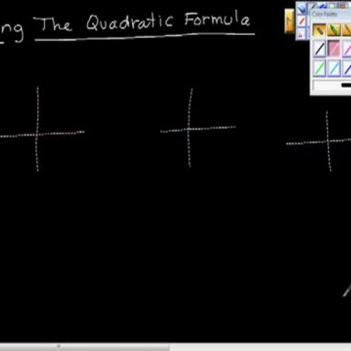  Using the Quadratic Formula to solve quadratic functions