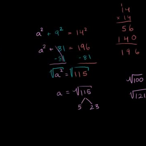  Pythagorean theorem 2 | Right triangles and trigonometry | Geometry | Khan Academy