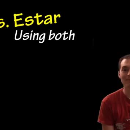  Ser vs Estar - Using Both with a change in Meaning (intermediate)