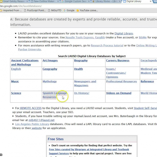 Finding the Digital Library