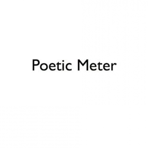  How to find poetic meter