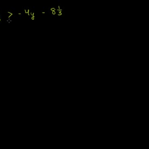  Solving a two-step inequality | Linear inequalities | Algebra I | Khan Academy