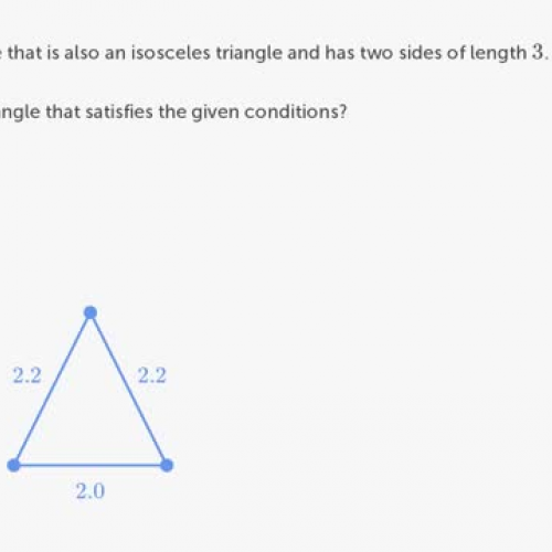  Construct a right isosceles triangle | Geometry | 7th grade | Khan Academy