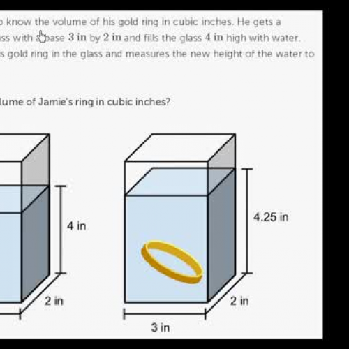  Find the volume of a ring | Geometry | 7th grade | Khan Academy