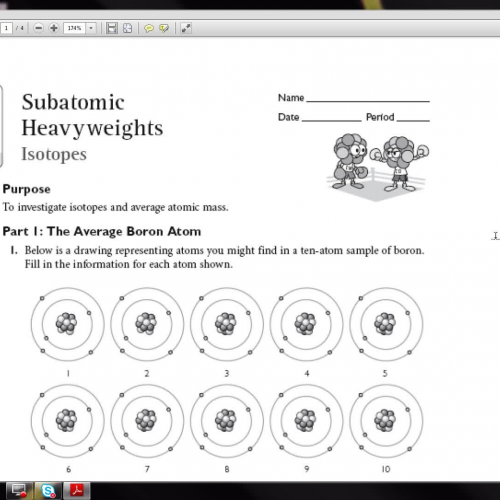 Chem Lesson 13 Worksheet Video
