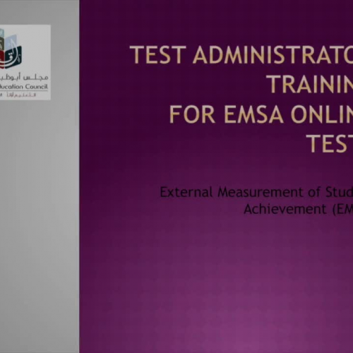 EMSA Online April 2016 TA training - Eng