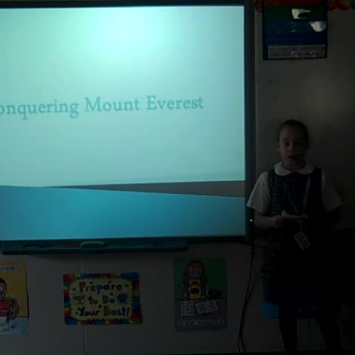 Lauren Conquering  Mount Everest