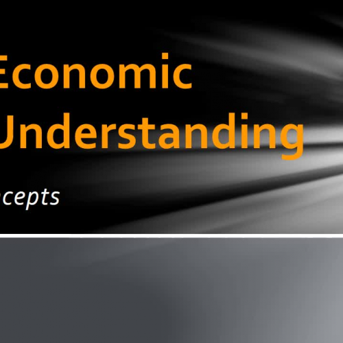 Economic Understanding