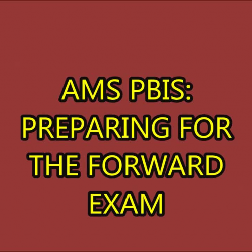 AMS PBIS: test taking
