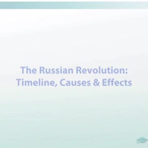 russian revolution timeline for kids