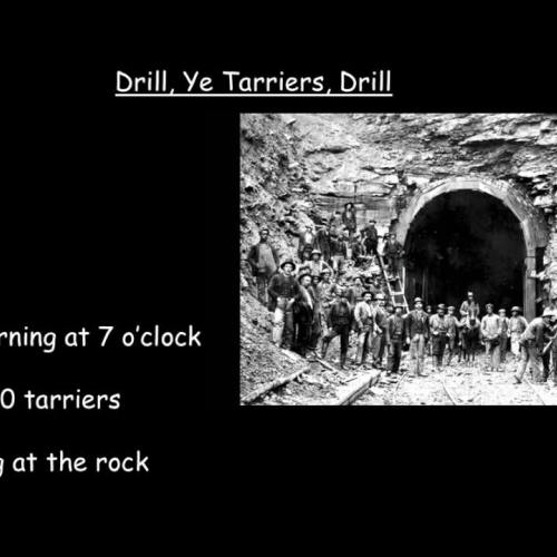 Drill, Ye Tarriers, Drill Sing-Along