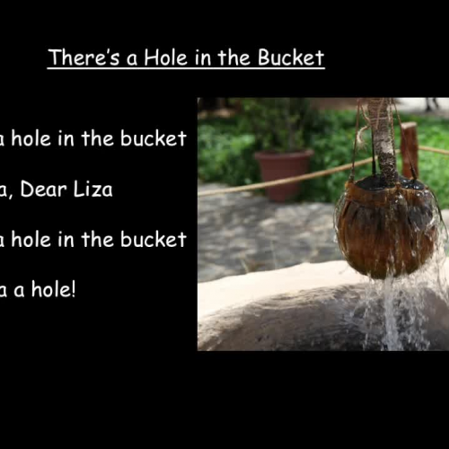 There's a Hole in the Bucket Sing-Along