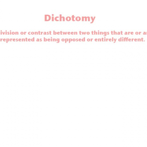 Dichotomy 
