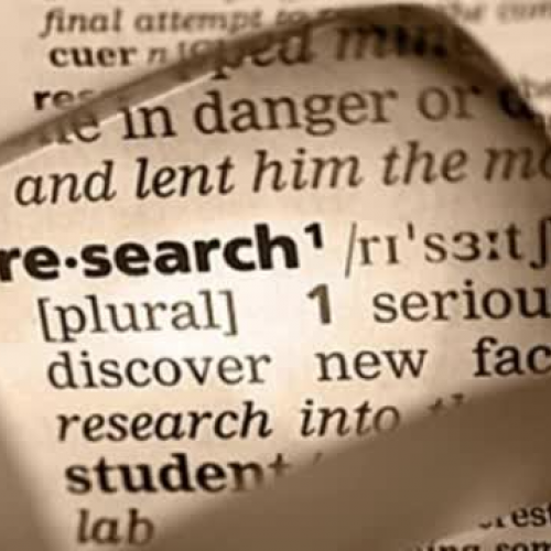 Review of bibliography cards and notecards