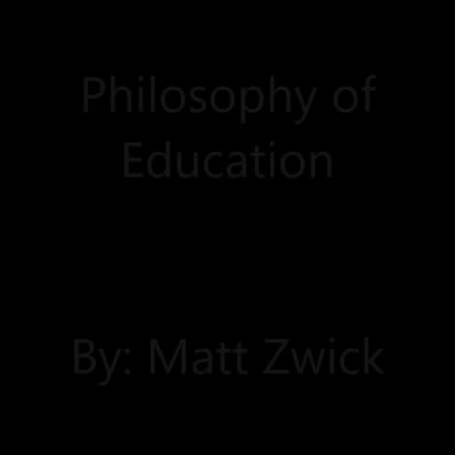 Philosophy of Education Video